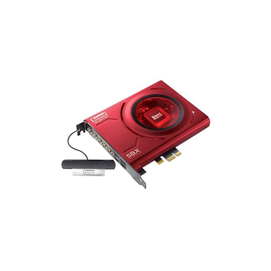 Creative Sound Blaster Z SE Internal PCI-e Gaming Sound Card and DAC, 24-bit / 192 kHz, 116 dB SNR, ASIO, 600Ω Headphones Amp, Mic EQ, Discrete 5.1 / Virtual 7.1, Supports Dolby Digital Live, DTS