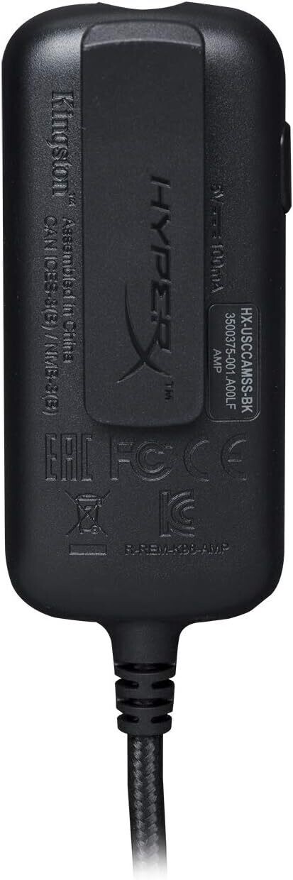 HyperX Amp USB Sound Card - Virtual 7.1 Surround Sound - Works with PC/PS4 - Plug and Play Audio Upgrade for Stereo Headsets (HX-USCCAMSS-BK) HyperX Amp USB Sound Card - Virtual 7.1 Surround Sound - Works with PC/PS4 - Plug and Play Audio Upgrade for Stereo Headsets (HX-USCCAMSS-BK)