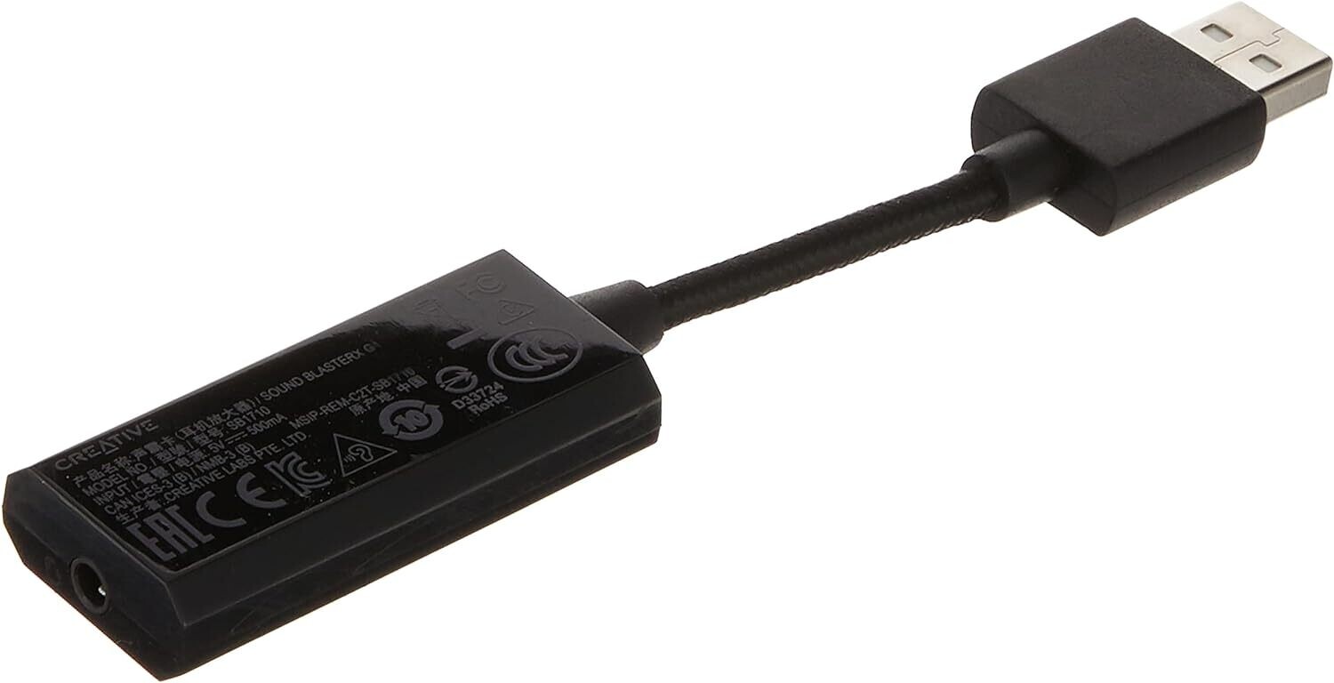 Creative Sound BlasterX G1 7.1 Portable HD Gaming USB DAC and Sound Card
