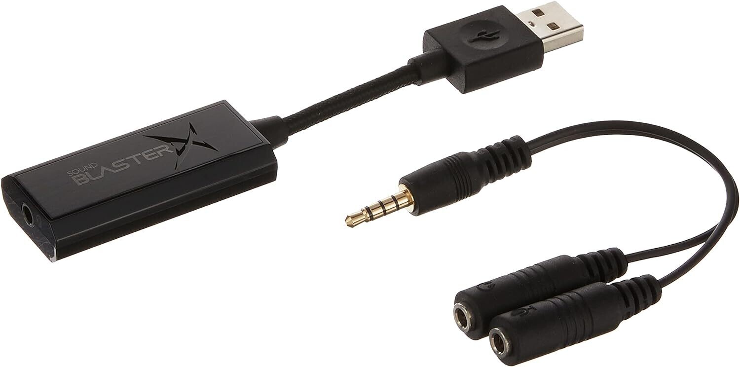 Creative Sound BlasterX G1 7.1 Portable HD Gaming USB DAC and Sound Card