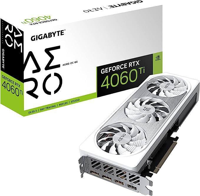 GIGABYTE RTX 4060 Ti AERO OC 8G