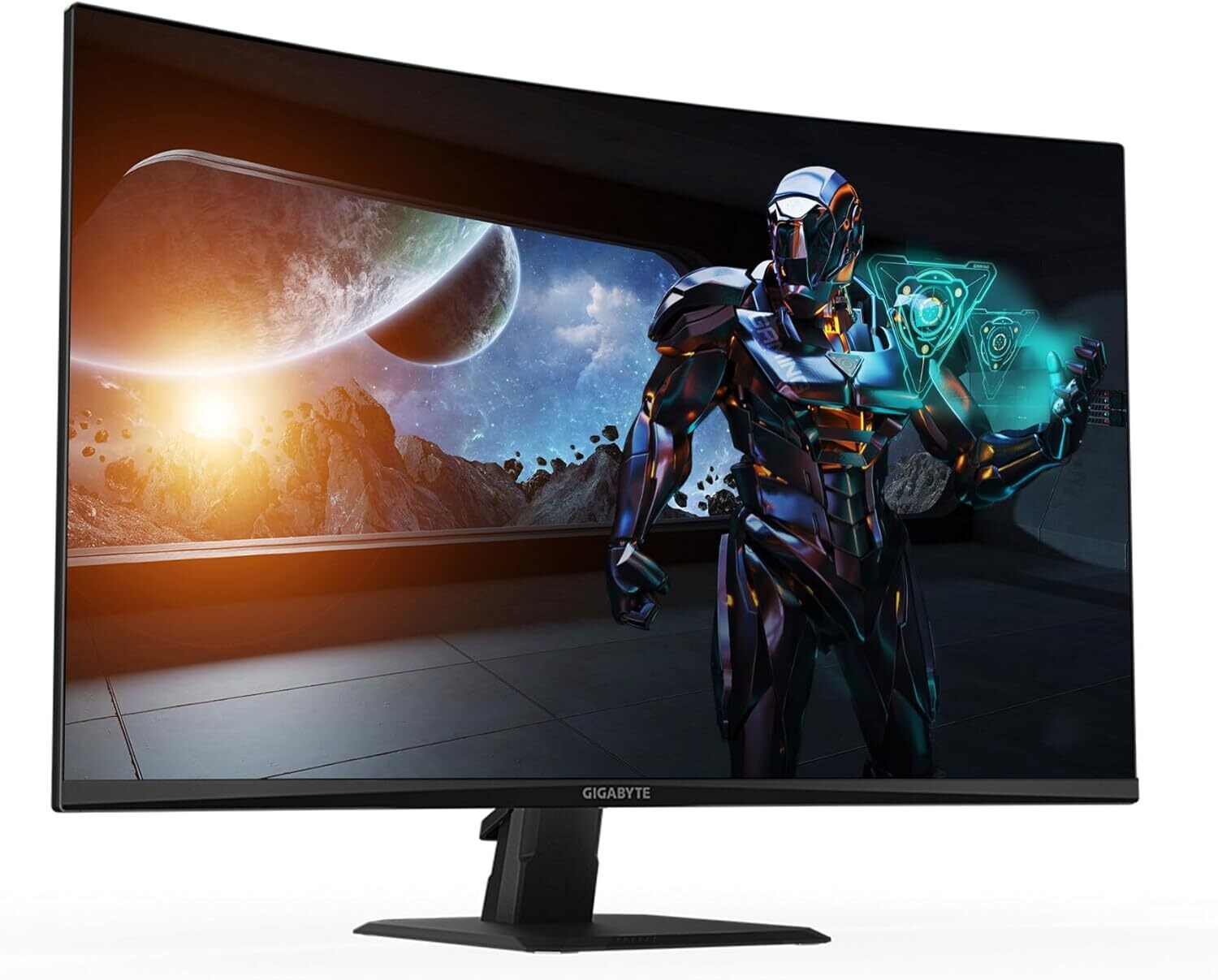 عرض خاص لفترة محدودة Gigabyte GS32QCA , 32 inch, 2K QHD (2560 x 1440) 1Ms 180Hz VA Curved, Gaming Monitor