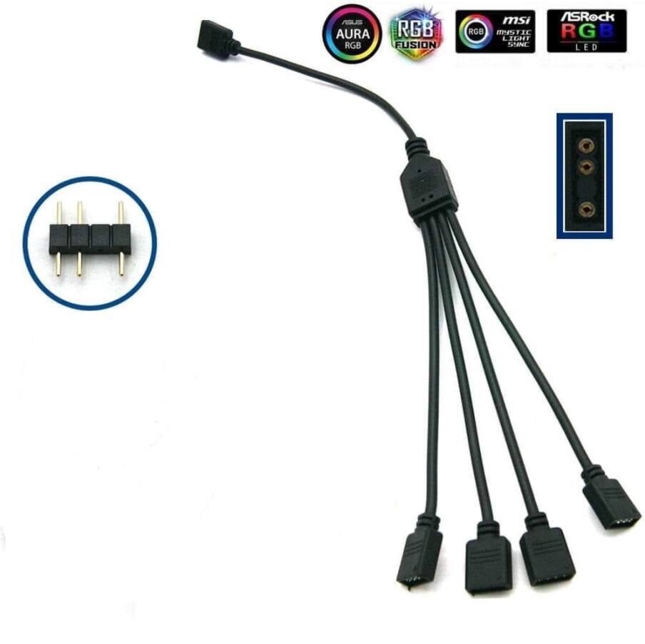 ARGB Splitter Cable
5v 3 pin A-RGB splitter