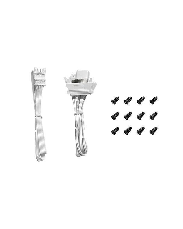 DeepCool FC120 WHITE-3IN1 Performance 120mm ARGB LED PWM Fan, Daisy-Chain Interconnect Cable, White, Triple White