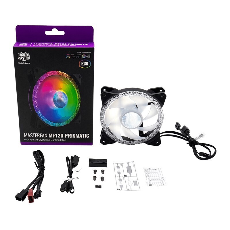 Cooler Master MasterFan MF120 Prismatic 3in1, 120mm ARGB Fan