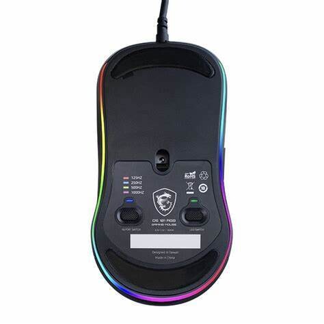 MSI DS102 RGB Gaming Mouse, Wired, RGB Streamer Faith Dragon Soul Light Gaming Mouse, Custom Macro, 10000DPI