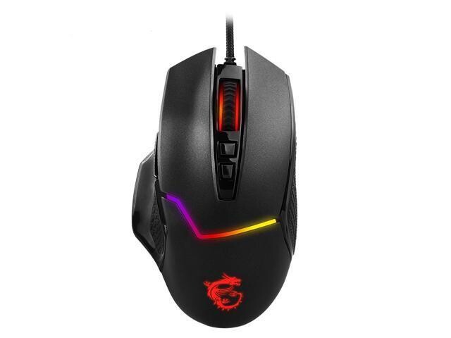 MSI CLUTCH GM20 Gaming Mouse, Wired, RGB Glare, Dragon Spirit Lamp Of Faith, Chicken Mouse, Gaming Mouse, Ergonomics, Black