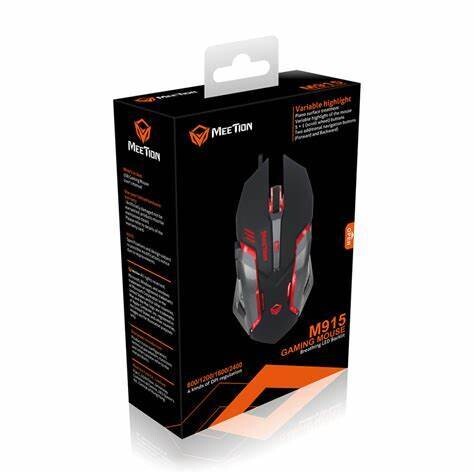 MEETION Gaming USB Wired Backlit Mouse Meet The Fun of The Gaming M371