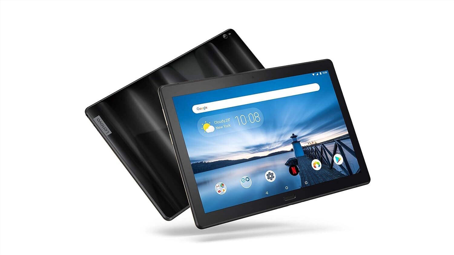 Lenovo Tab P10 Tablet (10.1 inch, 4GB RAM, 64GB, Wi-Fi+4G LTE), Aurora Black