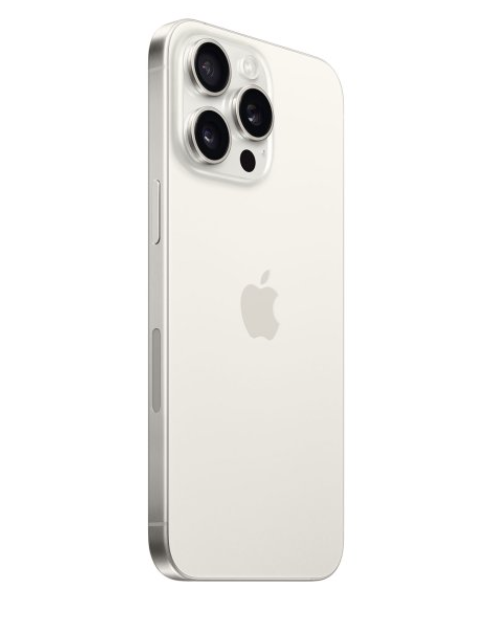 Apple iPhone 15 Pro Max, 256GB, White Titanium