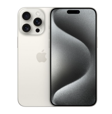 Apple iPhone 15 Pro Max, 256GB, White Titanium