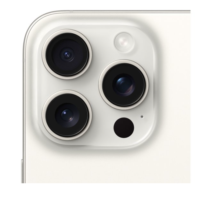 Apple iPhone 15 Pro Max, 256GB, White Titanium