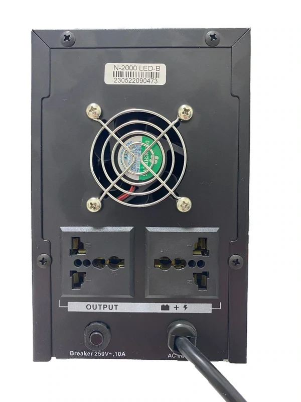LamaSsu N-Series Offline UPS AVR - 2000 VA - 1200W - Output (2) AC
