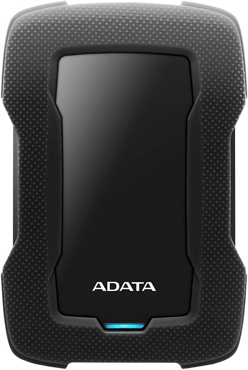 ADATA Durable Series HD330: 1TB Red External USB 3.1 Portable Hard Drive Gaming Console Compatible