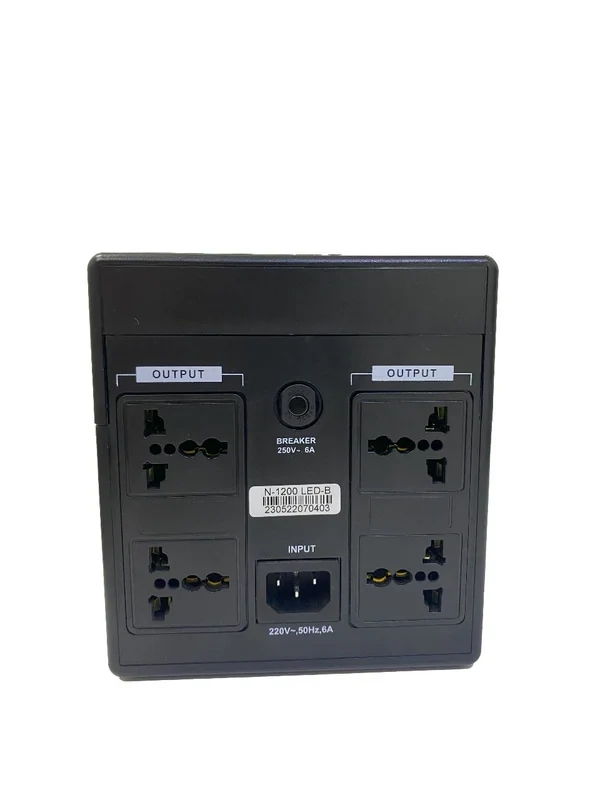 LamaSsu N-Series Offline UPS AVR - 1200 VA - 720W - Output (2) AC