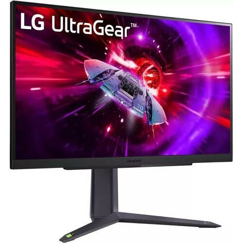 LG UltraGear Gaming Monitor 27GR75Q, 27 inch, 1440p, 165Hz, 1ms GtG, IPS Display, HDR 10, NVIDIA G-Sync &amp; AMD FreeSync compatible, Smart Energy Saving, Displayport, HDMI