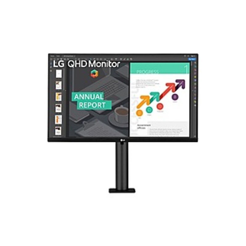 LG 27&#39;&#39; QHD Ergo IPS Monitor with USB Type-C and Ergo Stand