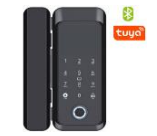 K668 Tuya App Smart Fingerprint Glass door Lock