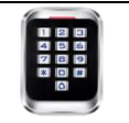 H4EMIP68 Metal Standalone Access Control EM IP68