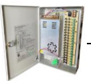 UPS-12V30A-18 Switching Power Supply 12V 30A 18Channel
with power jack