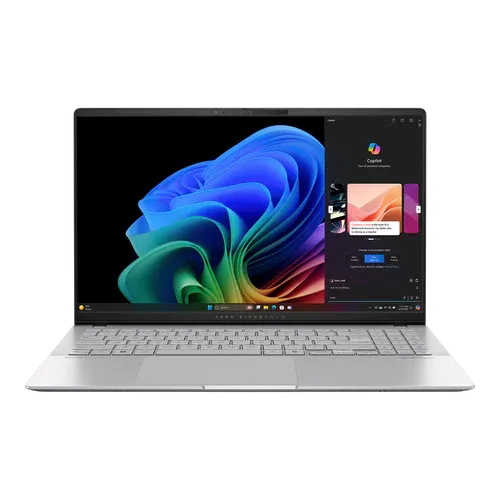 ASUS Vivobook S 15 K5507QA-MA048W Copilot 15.6&quot; 3K OLED Laptop Snapdragon X Plus X1P 42 100 - 16GB RAM - 1TB SSD - Shared - WIN 11 (Cool Silver)