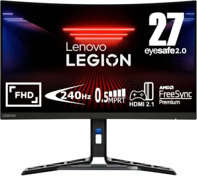 Lenovo Legion R27fc-30 27&quot; 1080p 240 Hz Curved Gaming Monitor