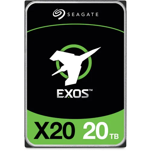 Seagate Exos X20 7200 rpm SATA III 6 Gb/s 3.5&quot; Internal HDD - 20TB