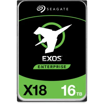 Seagate Exos X18 16TB Enterprise HDD – 3.5&quot; SATA 6Gb/s, 7200 RPM, 256MB Cache, 550TB/yr Workload, CMR, Helium-Sealed, 2.5M MTBF