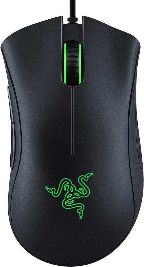 Razer DeathAdder Essential Gaming Mouse: 6400 DPI Optical Sensor - 5 Programmable Buttons - Mechanical Switches - Rubber Side Grips