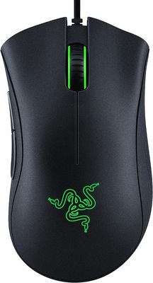 Razer DeathAdder Essential Gaming Mouse: 6400 DPI Optical Sensor - 5 Programmable Buttons - Mechanical Switches - Rubber Side Grips