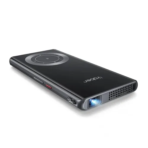 YABER Pico T1 Mini Pocket Projector with WiFi and Bluetooth, Portable Projector Ultra-Thin Outdoor Movie Projector, 1080P Support Built-in Speaker, Compatible w Phone/iPad/Laptop
