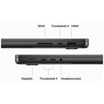 Apple MacBook Pro MRX43AB/A A2992, M3 Pro chip, RAM 18GB, SSD 1TB, 14.0 (3024 x 1964) Retina XDR Display, Space Black