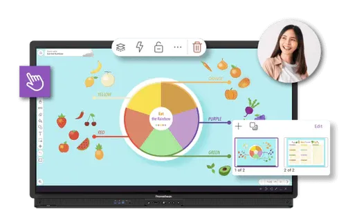 Promethean ActivPanel 9 LED-backlit LCD display - 4K - for interactive communication