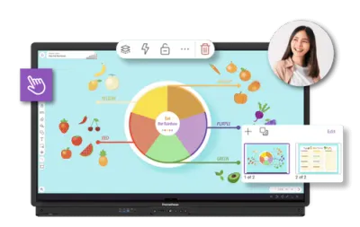 Promethean ActivPanel 9 LED-backlit LCD display - 4K - for interactive communication