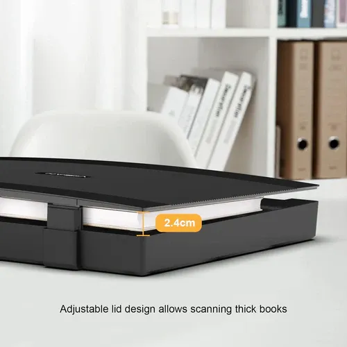 VIISAN 3120 A3 Flatbed Scanner, 1200 DPI, CIS Sensor, Scan 12&quot; x 17&quot; in 8 sec, Frameless, Auto-Scan, Document &amp; Photo &amp; Book Scanner, Design for Library, School and Soho. Supports Windows &amp; Mac