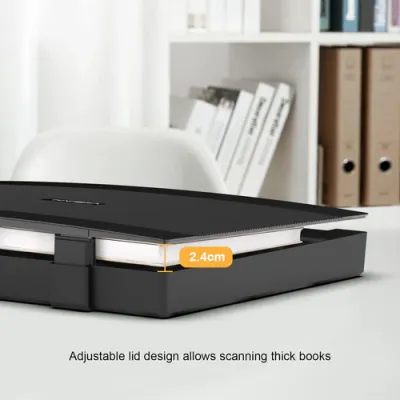VIISAN 3120 A3 Flatbed Scanner, 1200 DPI, CIS Sensor, Scan 12&quot; x 17&quot; in 8 sec, Frameless, Auto-Scan, Document &amp; Photo &amp; Book Scanner, Design for Library, School and Soho. Supports Windows &amp; Mac