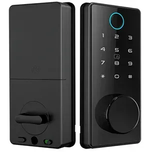 Locstar-C87 TTlock Bluetooth 4.1 App Password Card Key Smart Deadbolt With Fingerprint