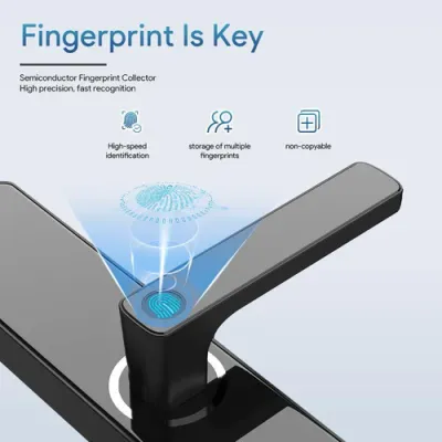 Locstar Intelligent Tuya App Outdoor Front Door Digital Video Smart Lock