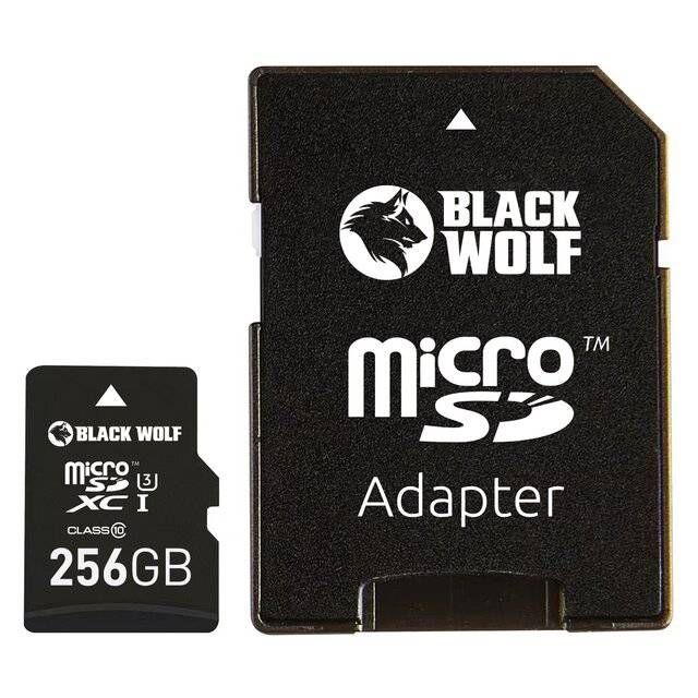 Black Wolf : MicroSDXC Card (256GB)
