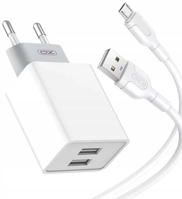 XO L65 (Micro USB) 2.4A Dual Port Charger