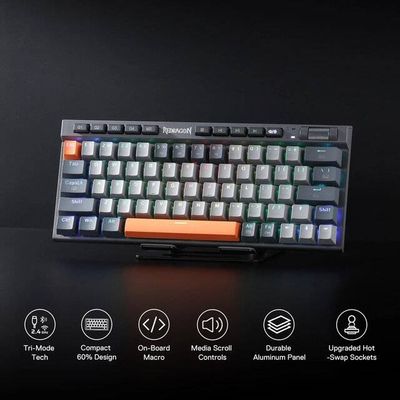 Redragon K634 Traric Pro Mechanical (BT/2.4G/Wired) Wireless Keyboard