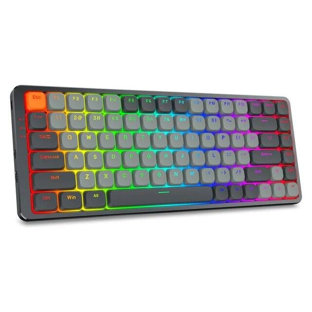 Redragon K652GG Pro Azure RGB Wireless Mechanical (2.4G/BT/Wired) Red SW [EN]