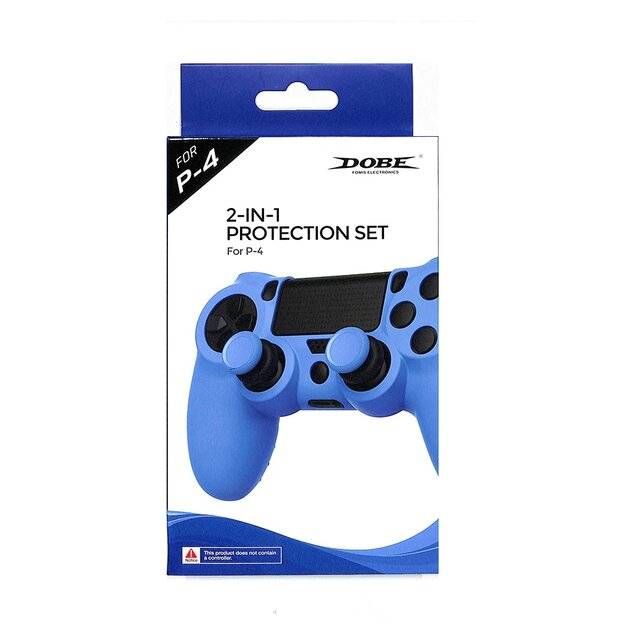 DOBE 2-IN-1 Protection Set for PS4 (Red) [TP4-0425]