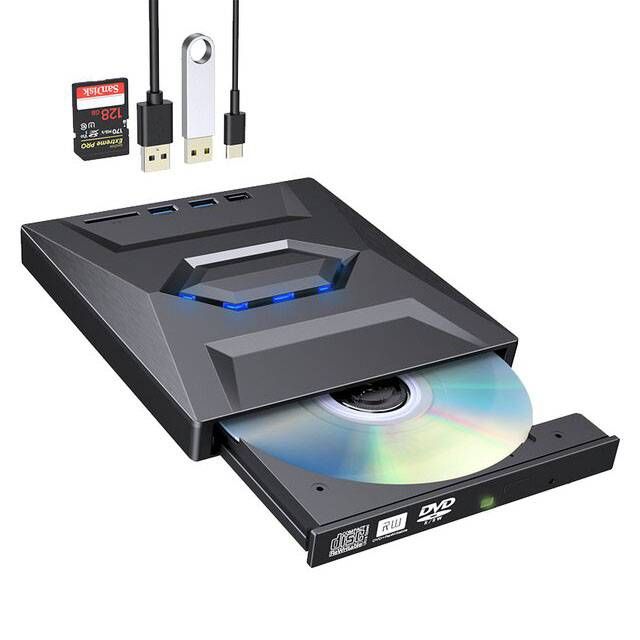 Fantom 5-IN-1 DVD-RW External USB 2.0 (Type-C)