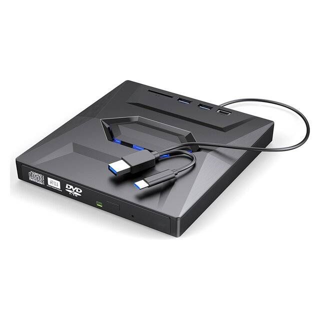 Fantom 5-IN-1 DVD-RW External USB 2.0 (Type-C)