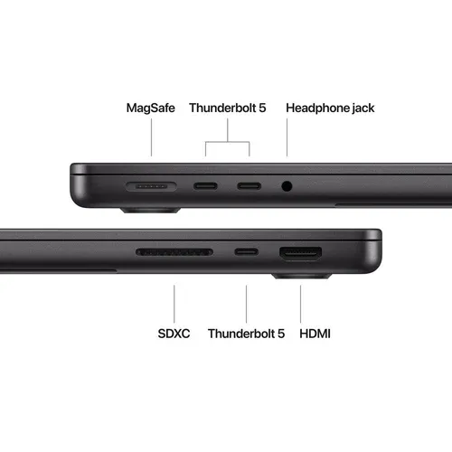 Apple 14.2&quot; MacBook Pro M4 chip 10-core CPU - 24GB RAM - 1TB SSD - 10‑core GPU - Arabic (Space Black)