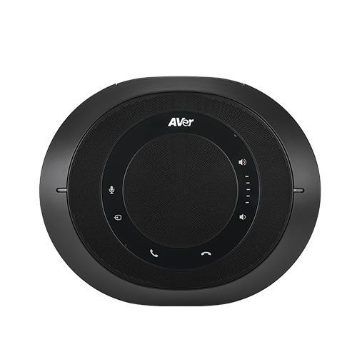 AVer FONE540 USB &amp; Bluetooth Conference Speakerphone – Daisy-Chainable, 360° Mic Pickup, Noise Suppression, 3-Way Calling, Web UI Control