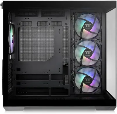 Thermaltake View 380 TG ARGB ATX Case; 4x120mm ARGB Fans Included; Supports Hidden-Connector Motherboard; Front &amp; Side Dual Tempered Glass Panel