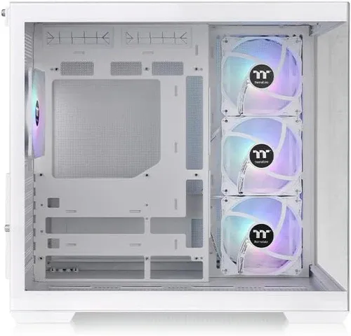 Thermaltake View 380 TG ARGB ATX Case; 4x120mm ARGB Fans Included; Supports Hidden-Connector Motherboard; Front &amp; Side Dual Tempered Glass Panel
