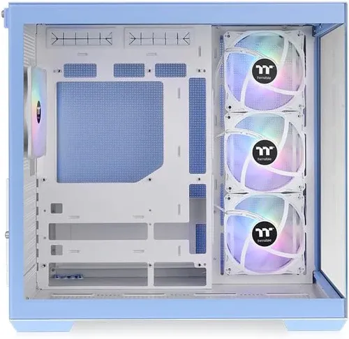 Thermaltake View 380 TG ARGB ATX Case; 4x120mm ARGB Fans Included; Supports Hidden-Connector Motherboard; Front &amp; Side Dual Tempered Glass Panel